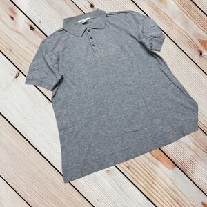 Adam Adam Lippes men’s L (4 in brand) grey cotton stretch polo